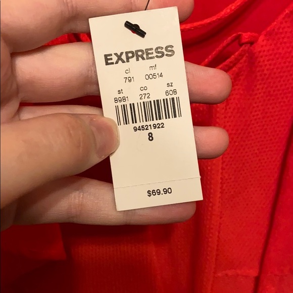 NWT Express Ruffle Dress - Picture 2 of 5